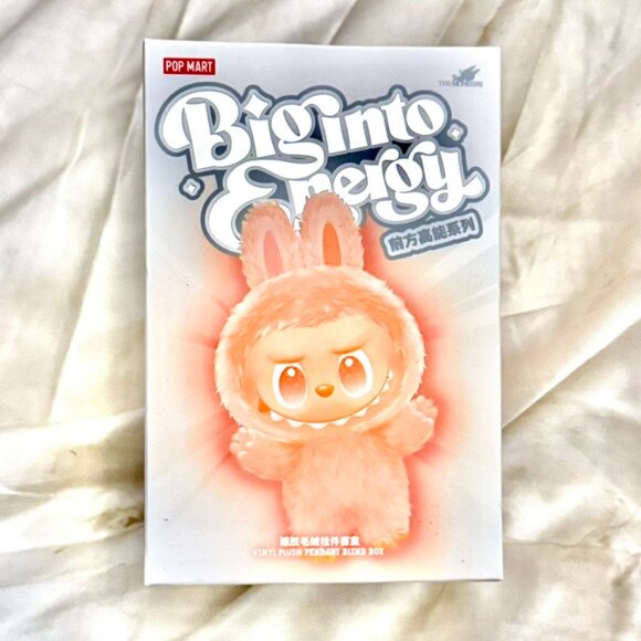 Pop Mart Labubu THE MONSTERS Big into Energy Series Vinyl Plush - 'Happiness' - Picture 1 of 7